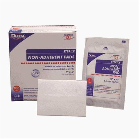 DUKAL Sterile- Non-Adherent Pad- 2 in. x 3 in.- 1s 123